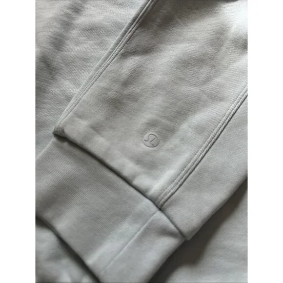 Lululemon Light Blue Quartzip Sweatshirt  With Log Southern Dunes Size XL - Picture 5 of 7